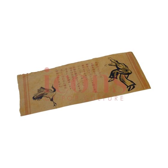 Cobra Kai — Prop Scroll of the Crane Kick